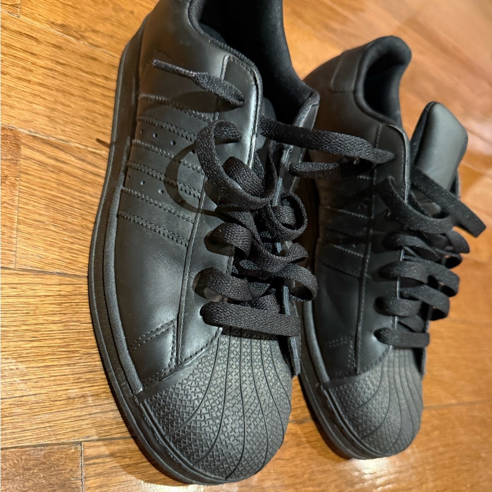 Black Adidas shell top